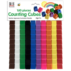 Counting Cubes 100 Piece in Plastic Bag